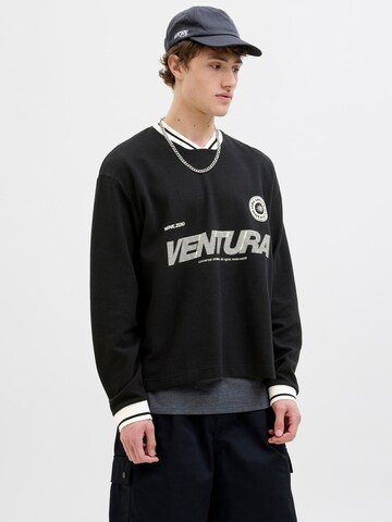 Sweat-shirt JACK & JONES en noir : devant