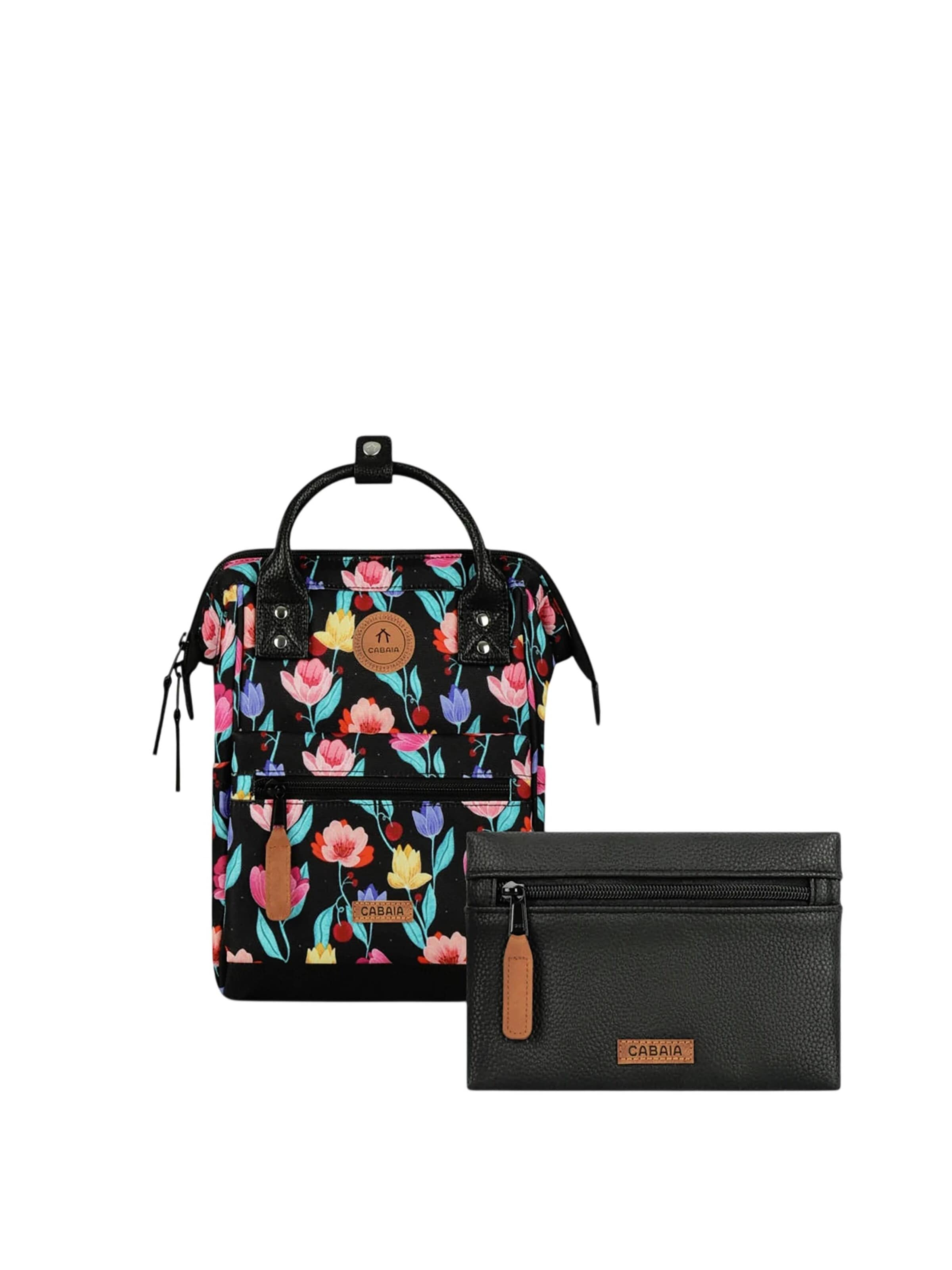 Cabaia Backpack 'Adventurer Extra Small Genoa' in Black: front