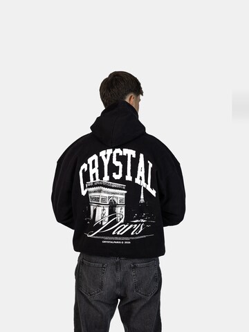 Crystal Paris Sweatshirt 'Arc' in Black