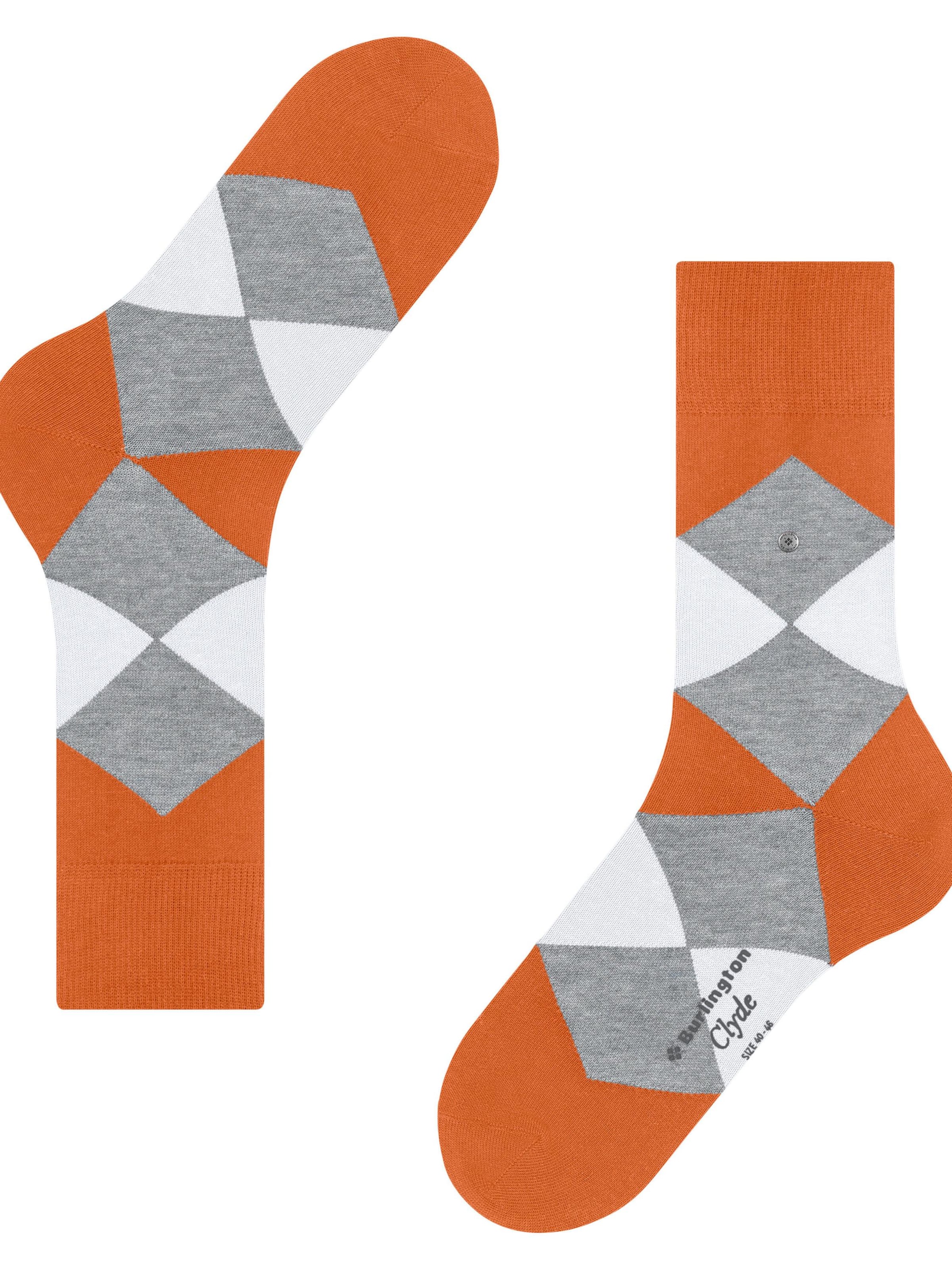 BURLINGTON Socks 'Clyde' in Orange