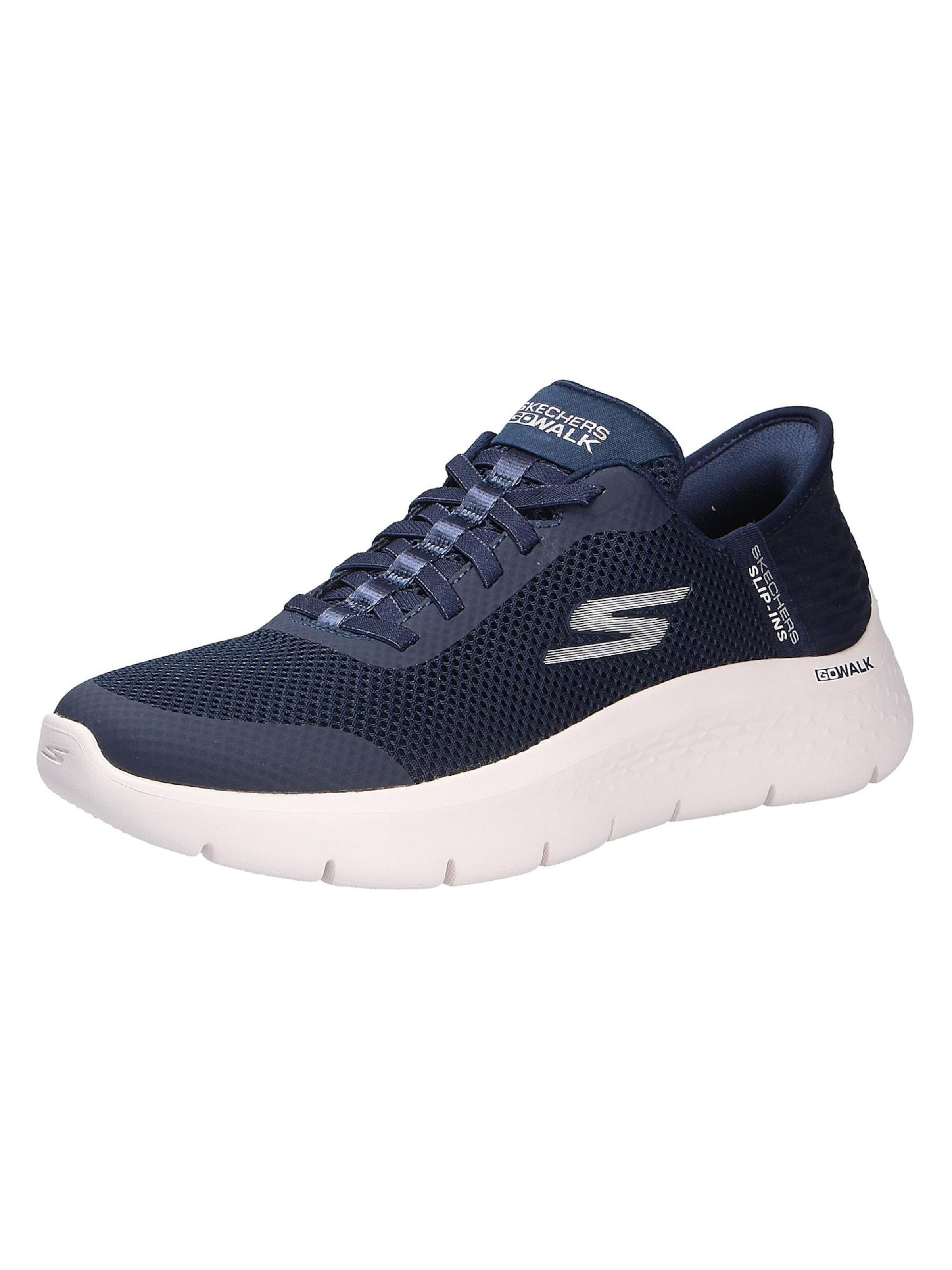 SKECHERS Slippers 'GO WALK FLEX' in Blue: front