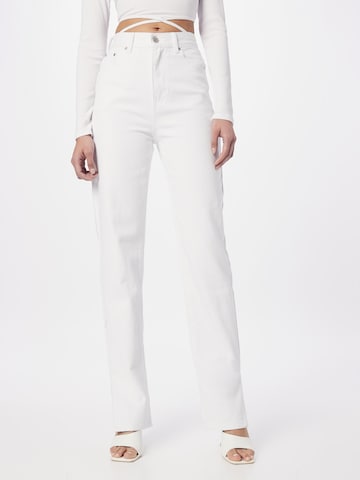 GLAMOROUS Regular Jeans in Wit: voorkant