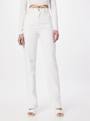 GLAMOROUS - regular Vaquero en blanco: frente