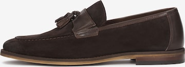 Kazar Classic Flats in Brown: front