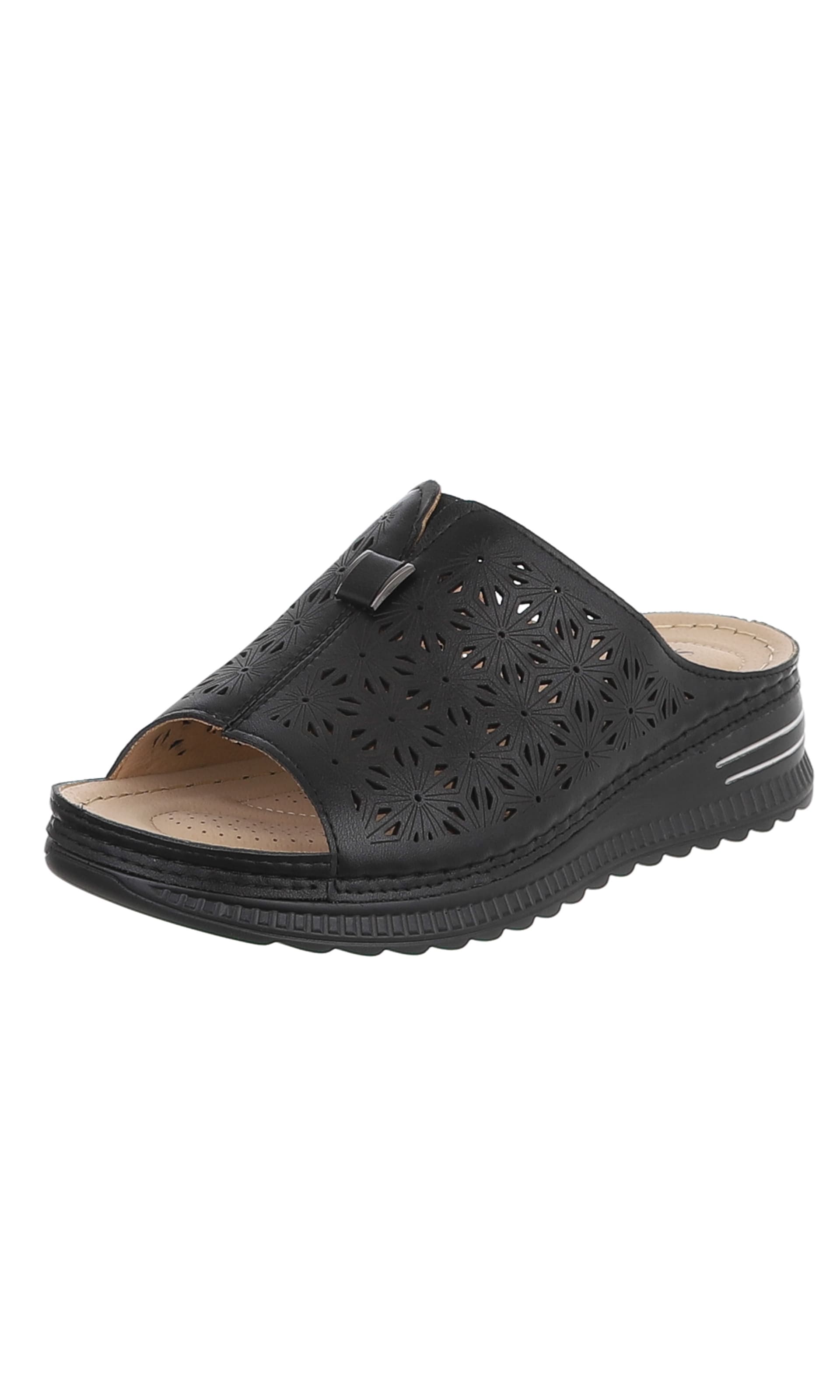 Ital-Design Mules in 36 in Black, Item view