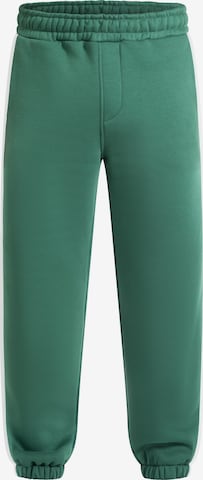 Effilé Pantalon 'Jayden' Smilodox en vert : devant