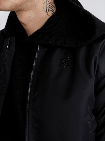 SikSilk Between-season jacket in Black
