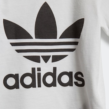 T-Shirt 'Trefoil' ADIDAS ORIGINALS en blanc