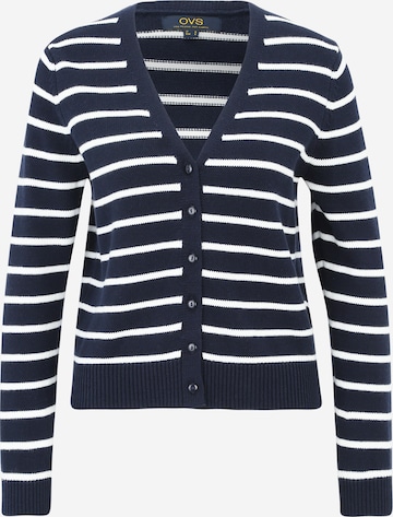 OVS Knit Cardigan in Blue: front