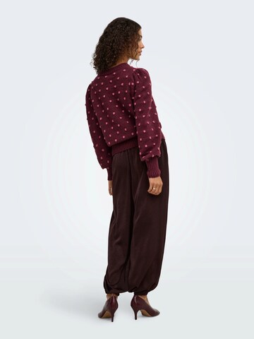 JDY - Pullover 'JDYSIGRID' em vermelho
