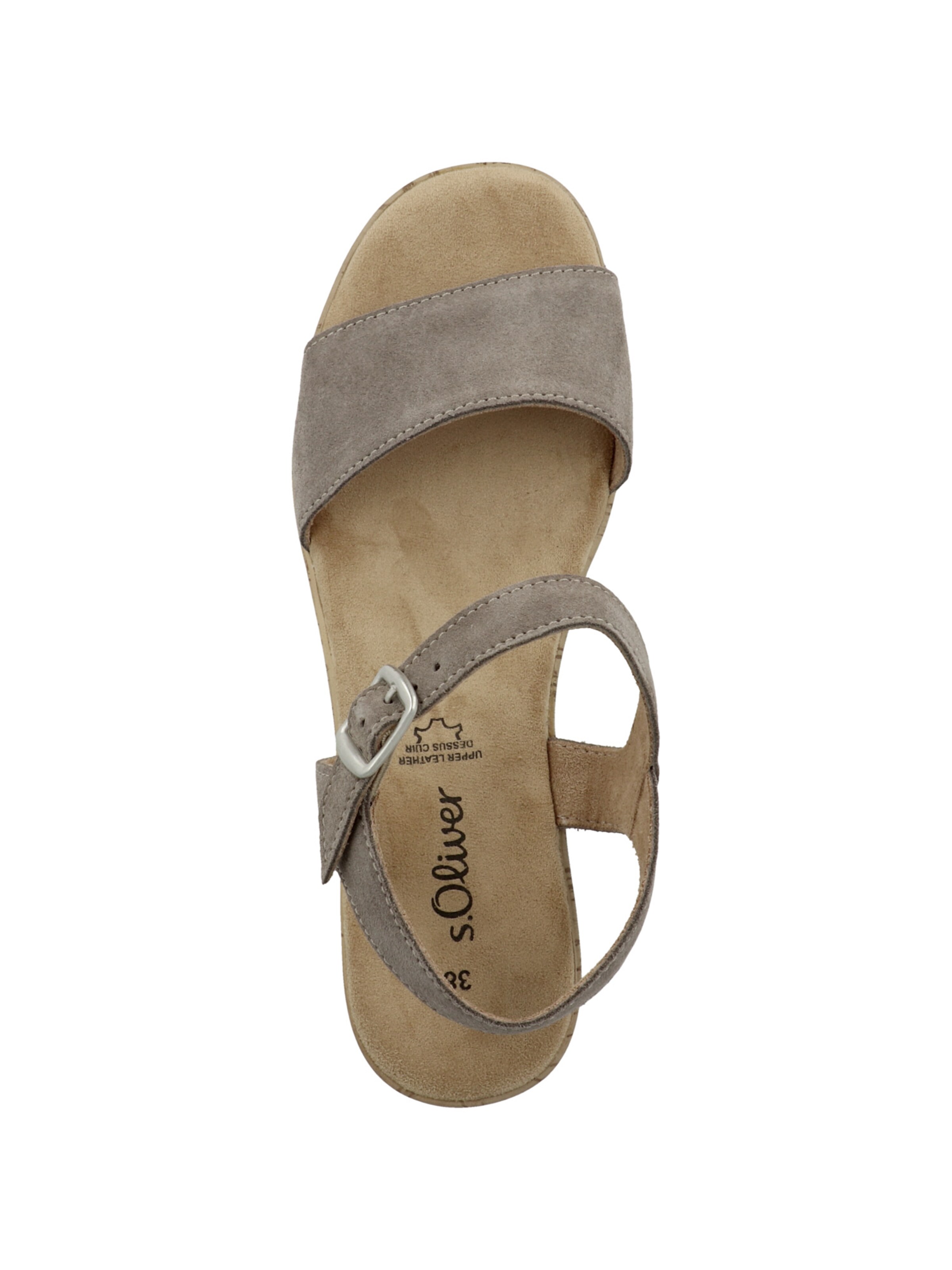 s.Oliver Sandaal in Bruin