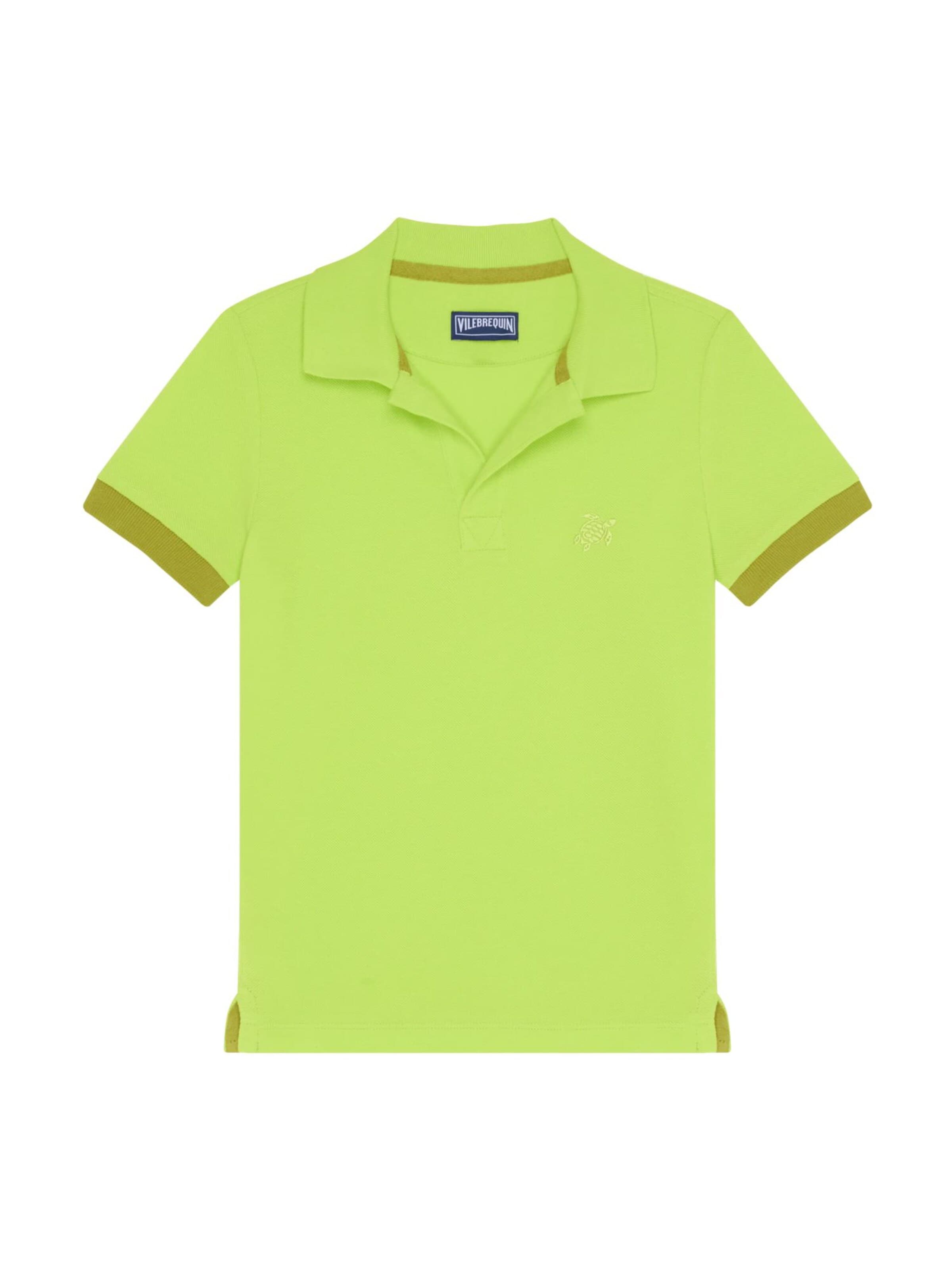 T-Shirt Vilebrequin en vert : devant