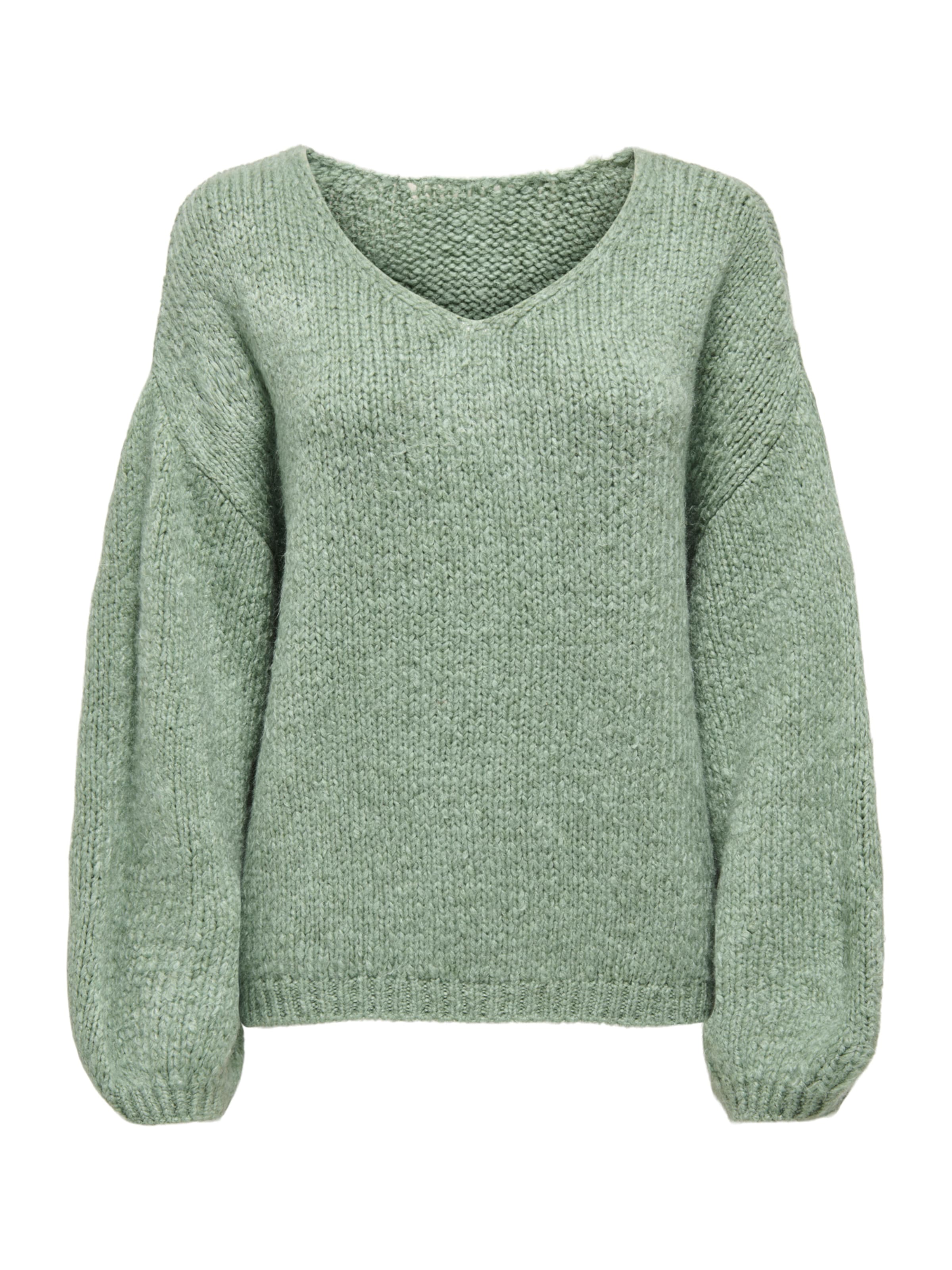 JDY Sweater 'JDYDINEA' in Green: front