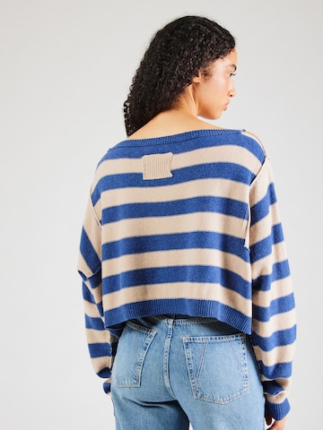 Free People - Pullover 'INTO THE BLUE' em azul
