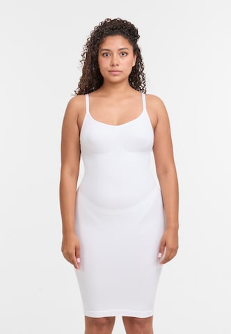 Robe Lykkeland Atelier en blanc : devant