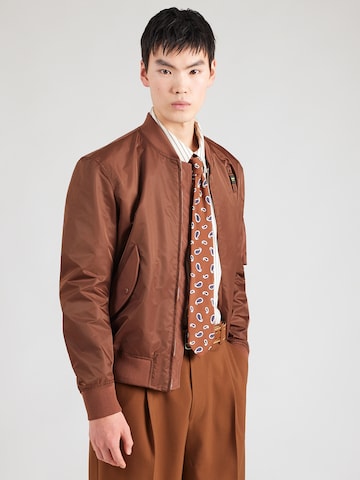 Blauer.USA Přechodná bunda 'ROCKY' – hnědá: přední strana