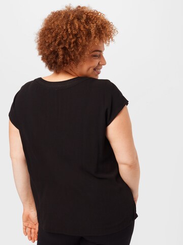 Tom Tailor Women + Bluse in Schwarz