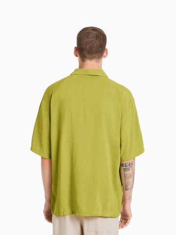 Coupe regular Chemise Bershka en vert