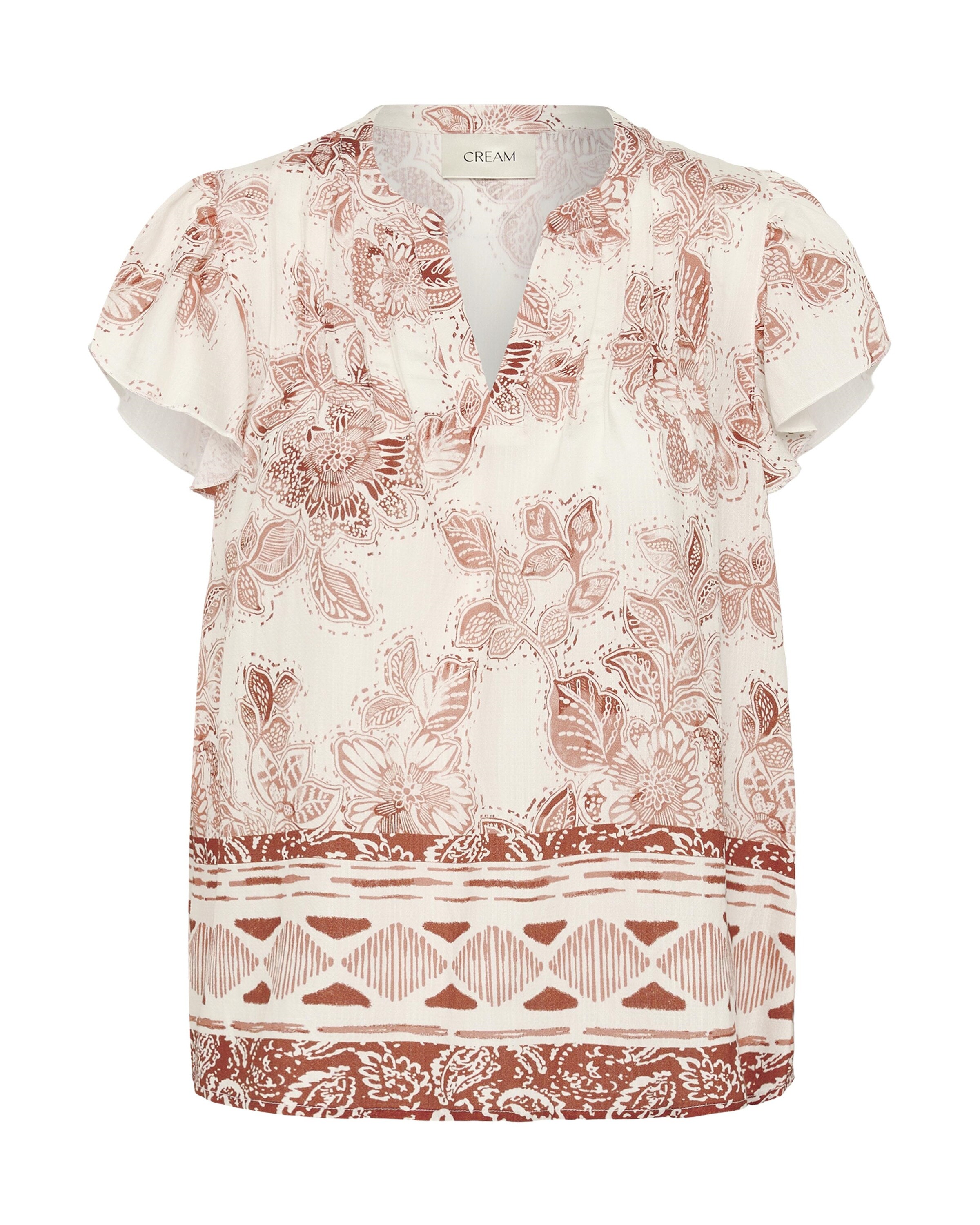 Cream - Blusa 'CRJessie' em bege: frente