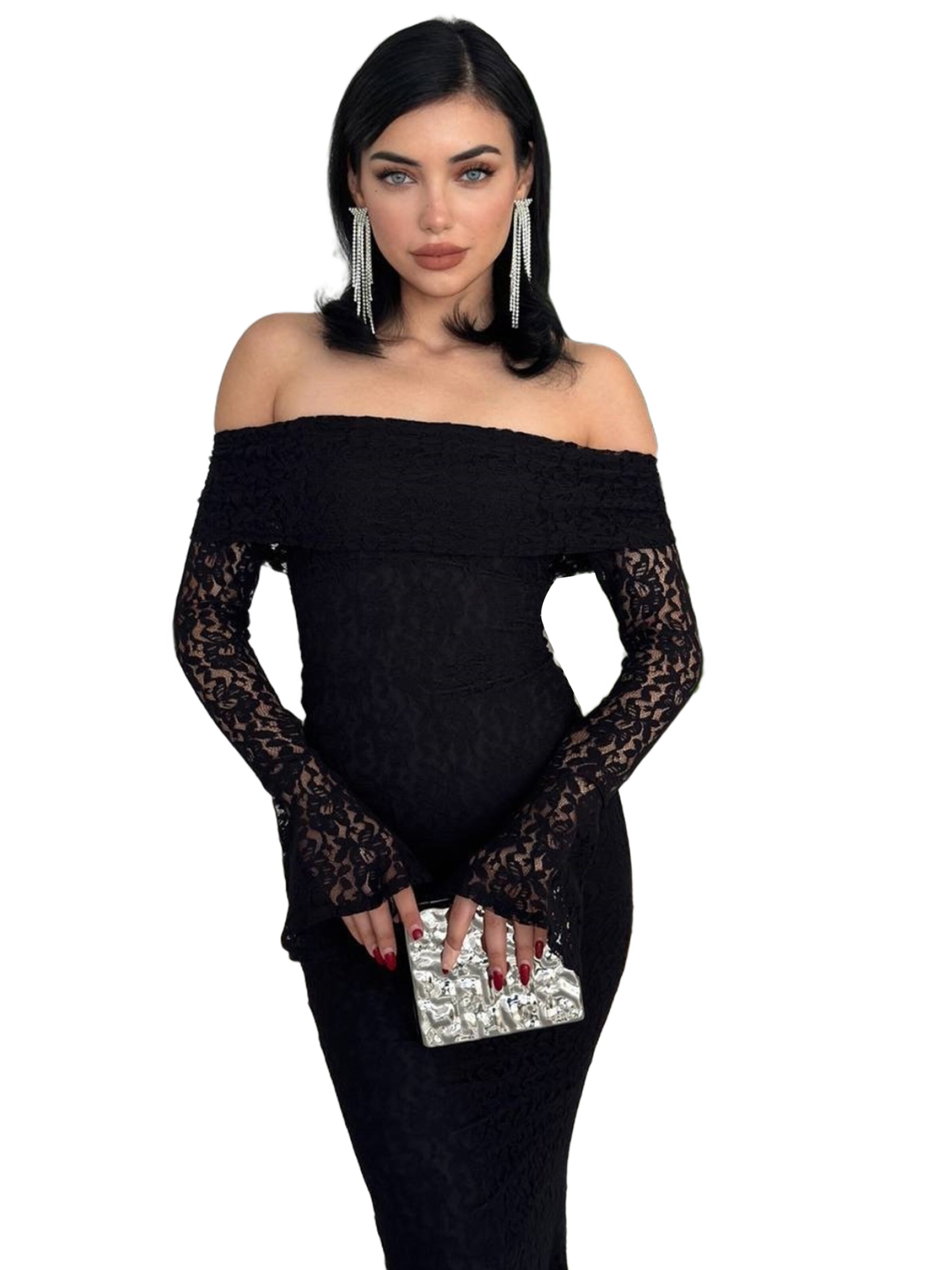 WOMAN VISION Kleid in Schwarz