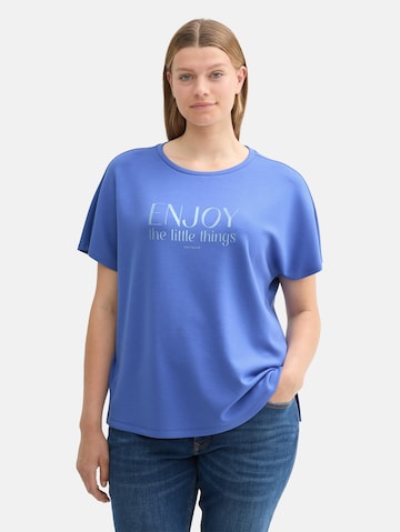 Tom Tailor Women + Shirt in Blue: front