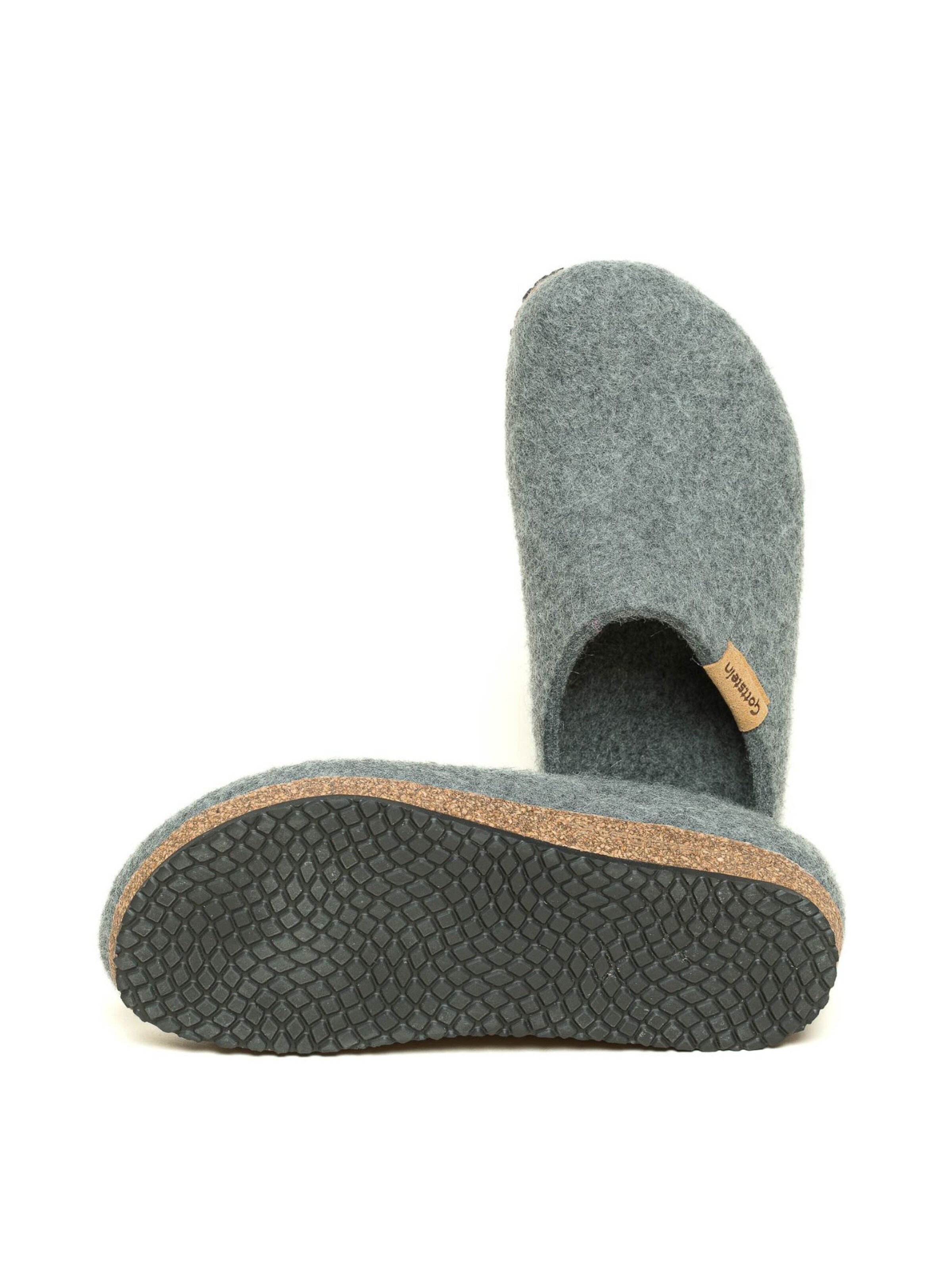 Stegmann Clogs 'Filzclogs Stegmann 208' in Grey