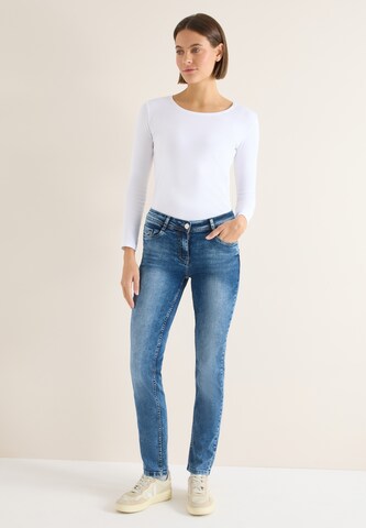 CECIL Slimfit Jeans in Blau