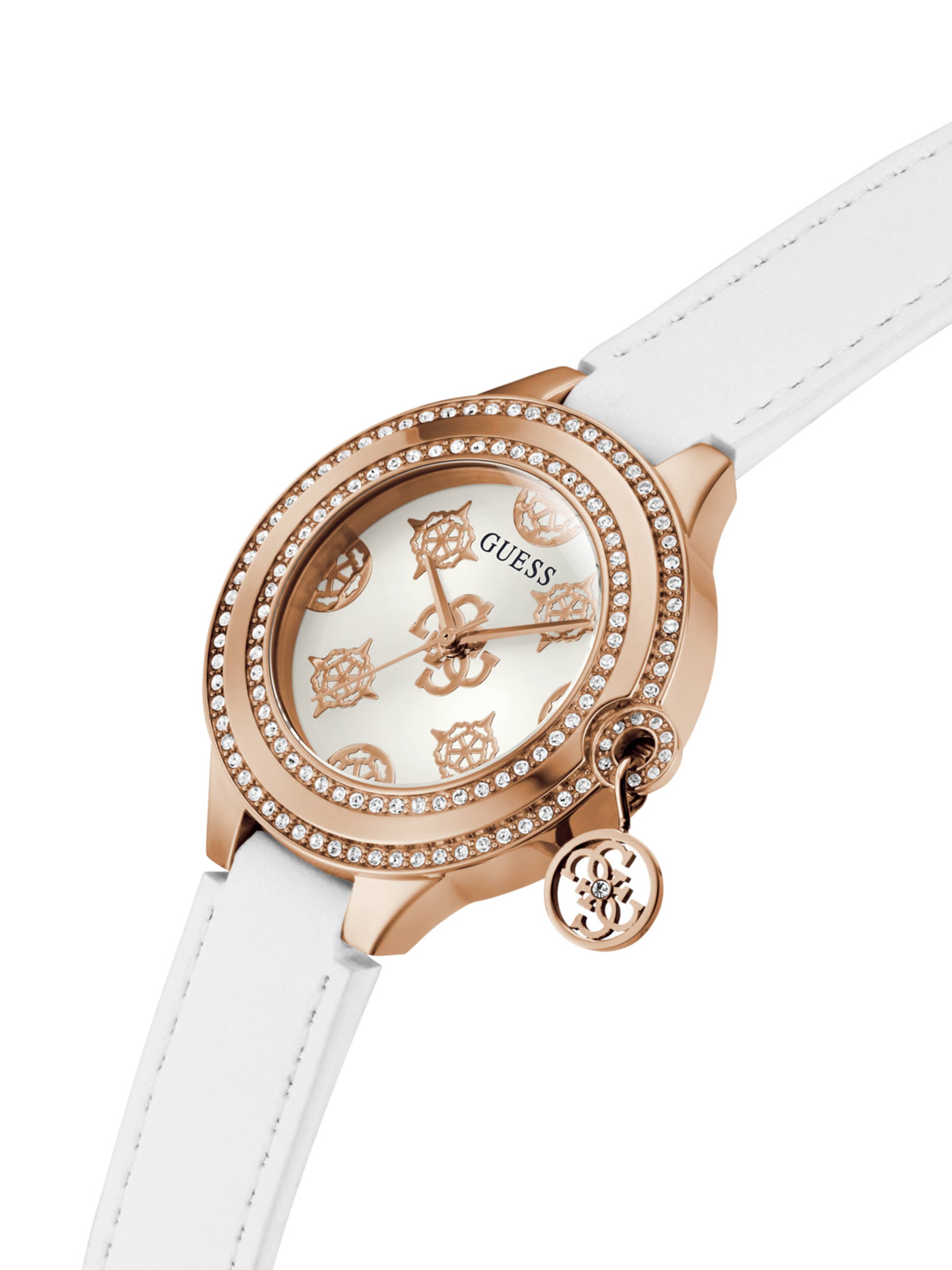 GUESS Analoog horloge 'CHARMED' in Roze