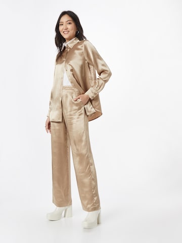 Max Mara Leisure - Loosefit Calças 'FISCHIO' em ouro