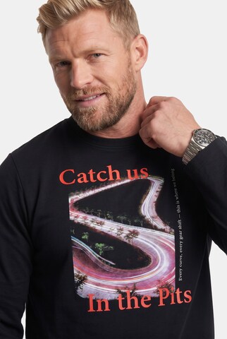 Men Plus T-Shirt in Schwarz