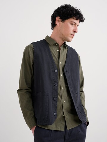 Seasalt Cornwall Vest 'Tollgate' i blå: forside