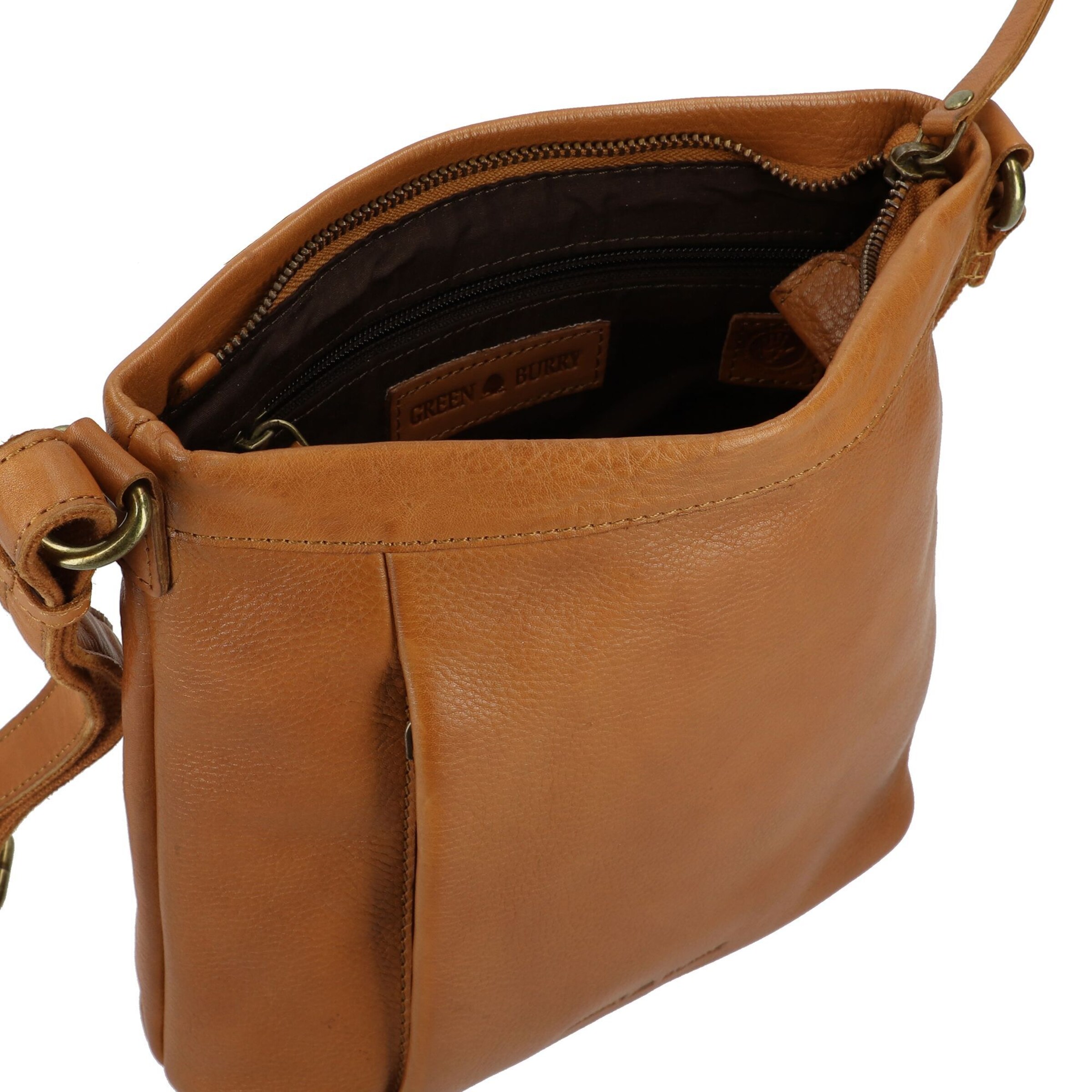 GREENBURRY Schoudertas 'Colombiana' in Bruin