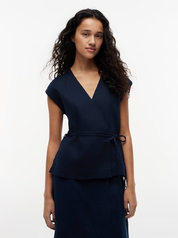 Gilet de costume TOMMY HILFIGER en bleu : devant