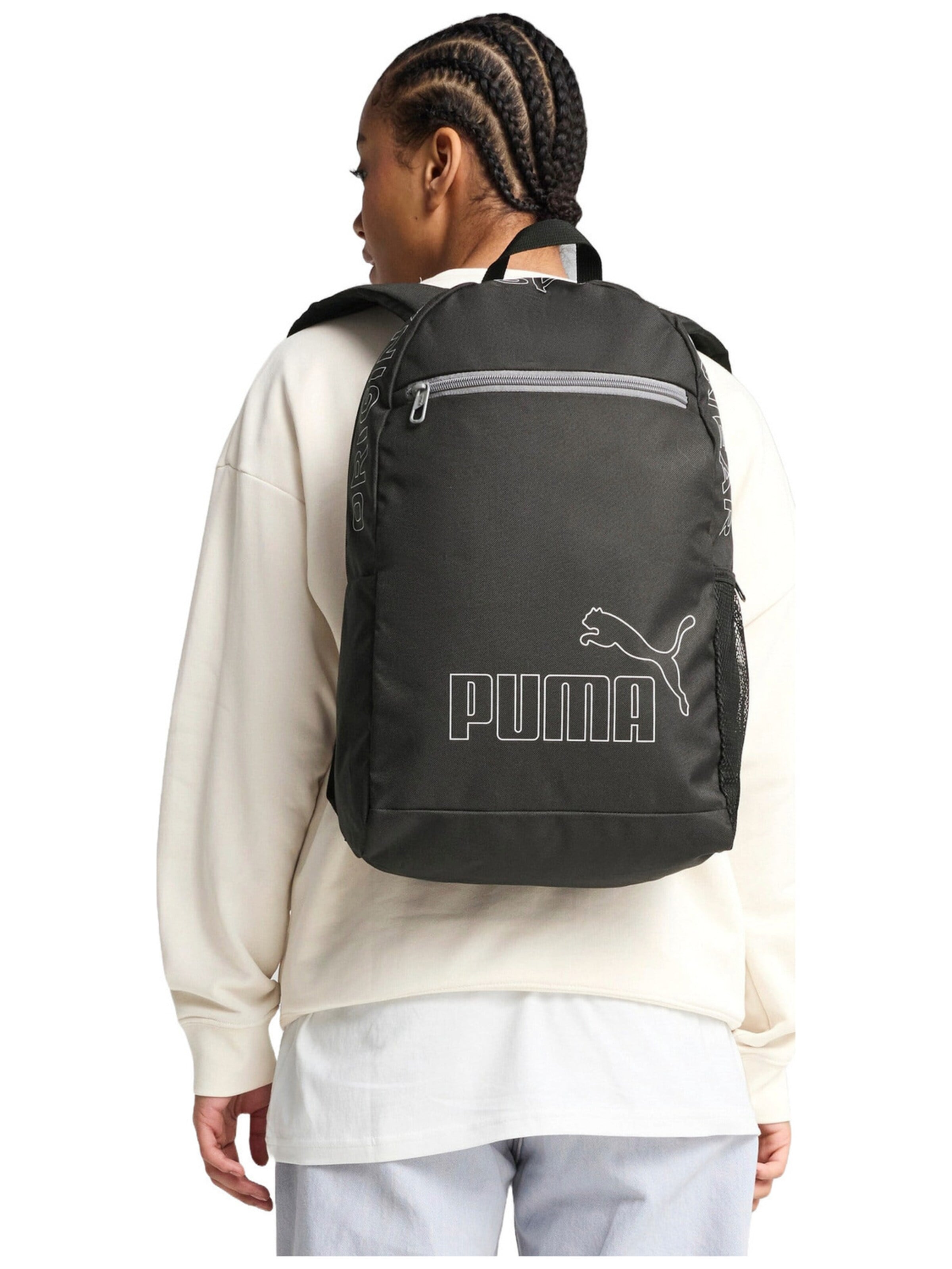 PUMA Rucksack 'Puma Phase Backpack II 20L'‌‌‌‌‌‌‌‌‌ in Schwarz: Vorderseite