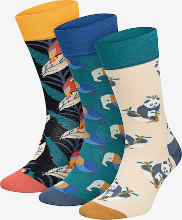 DillySocks Socks 'Panbirdiphant' in Mixed colors: front