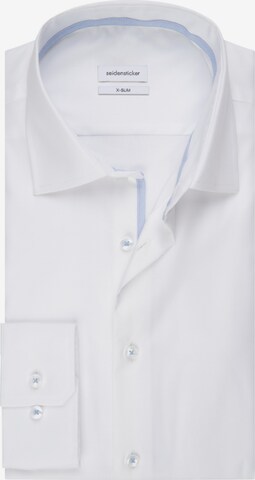 Slim fit Camicia business ' X-Slim ' di SEIDENSTICKER in bianco