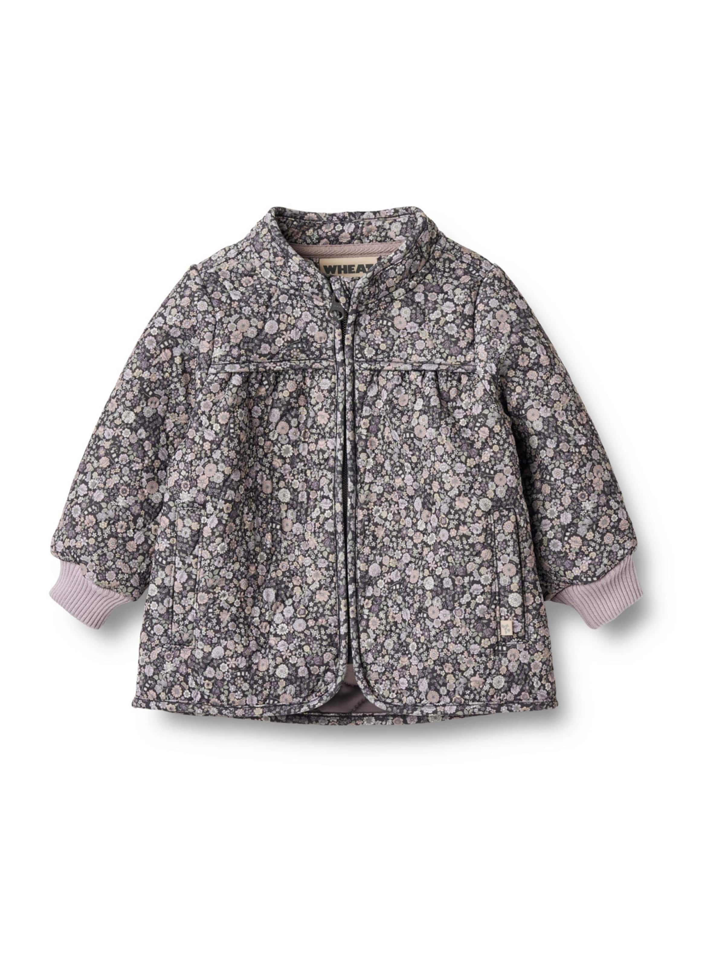 Geacă de primăvară-toamnă 'Thilde' de la WHEAT pe negru: față