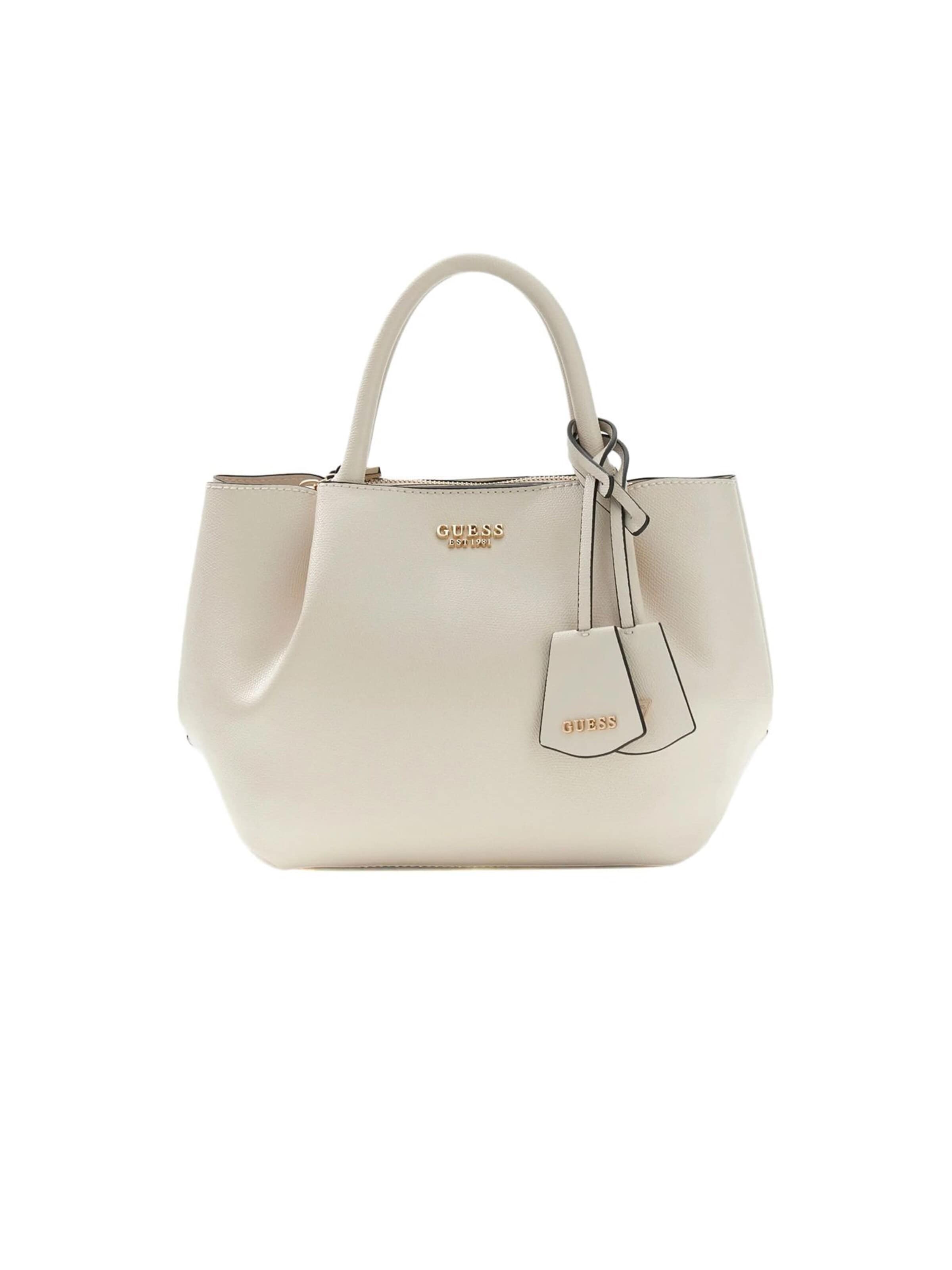 Borsa a mano 'Amorette Girlfriend' di GUESS in bianco
