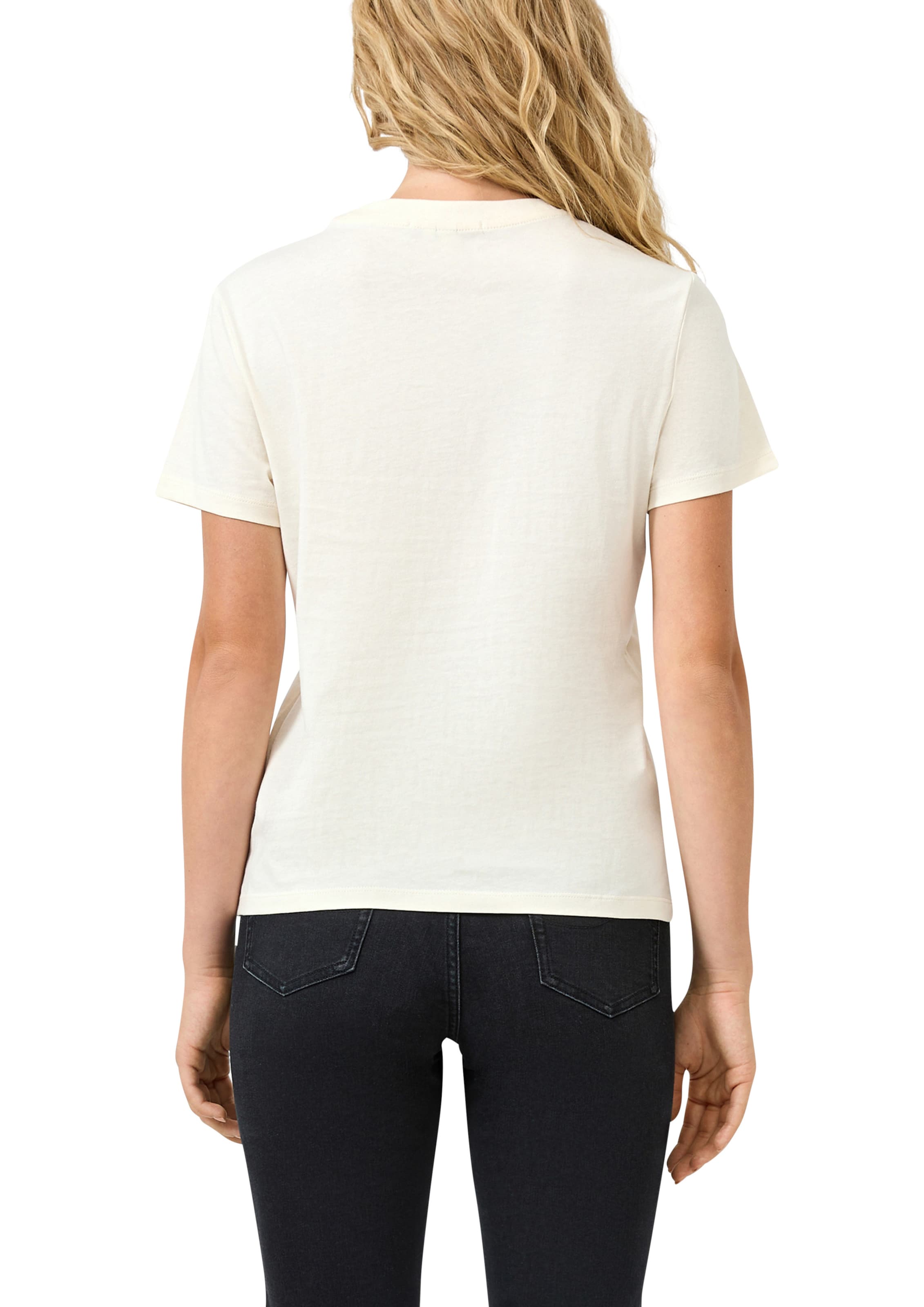 QS T-Shirt in Beige