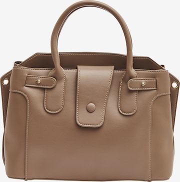 Usha Handtas in Beige: voorkant