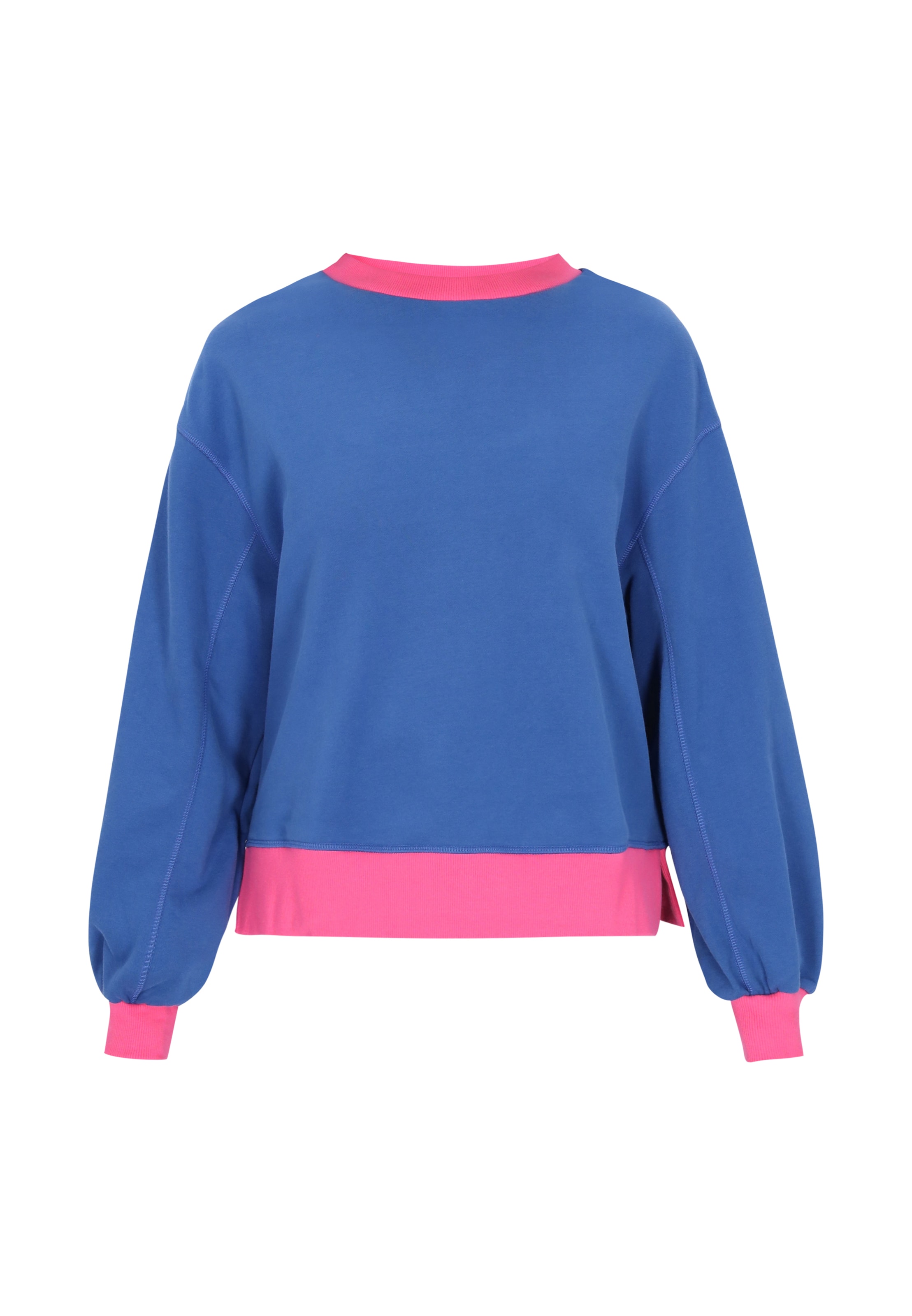 Sweat-shirt usha BLUE LABEL en bleu : devant