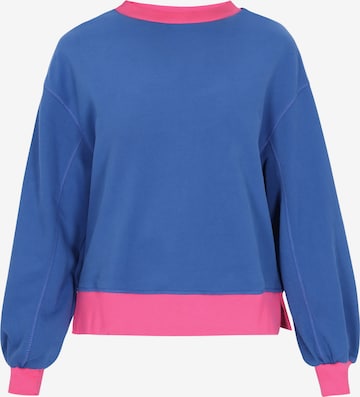 Sweat-shirt usha BLUE LABEL en bleu : devant