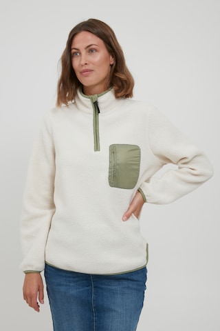 Fransa Sweater 'FXTIPOL' in Beige: front