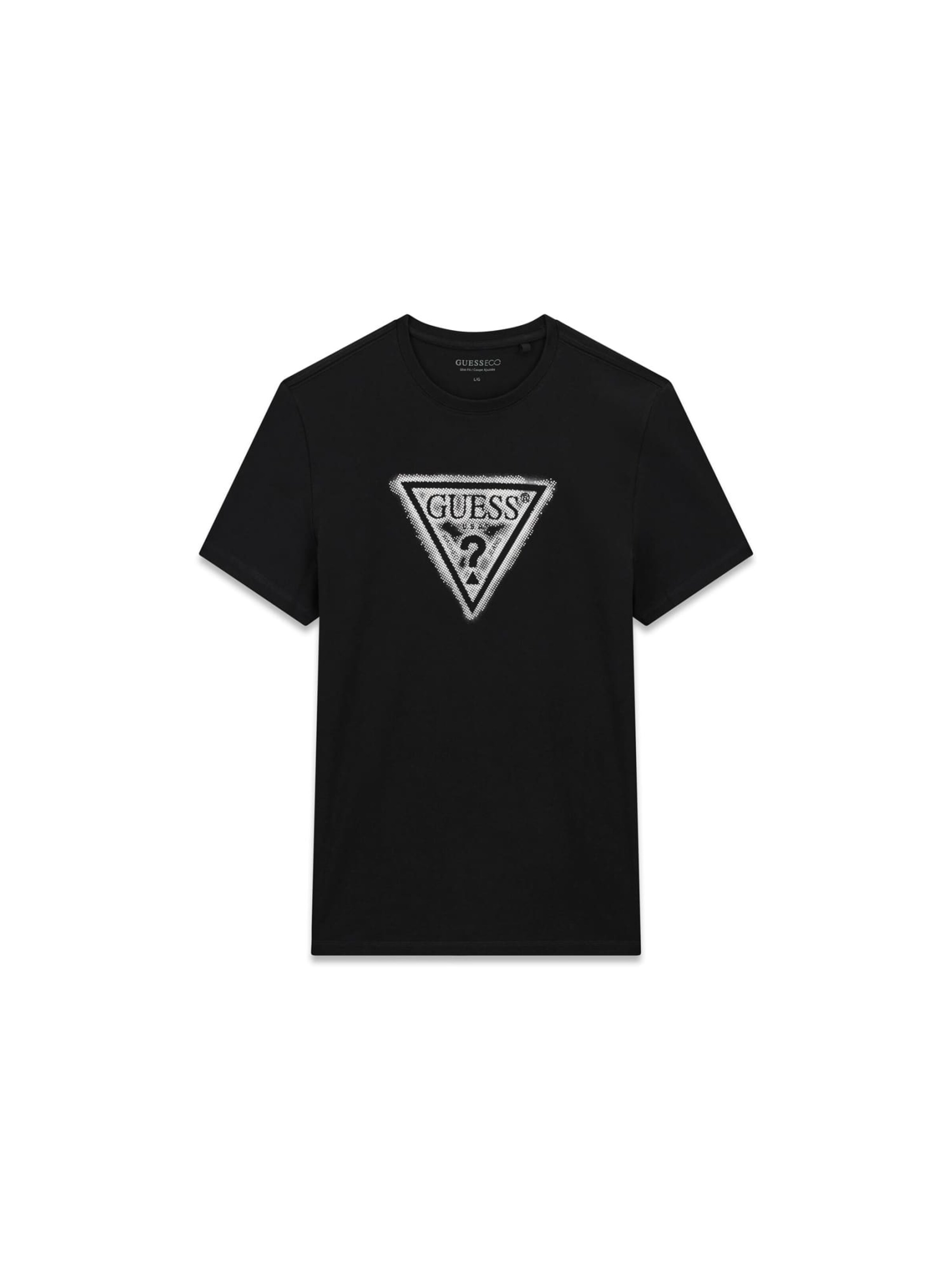 GUESS T-Shirt in Schwarz: Vorderseite