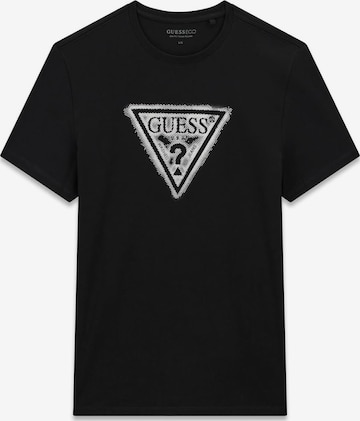 GUESS T-Shirt in Schwarz: Vorderseite