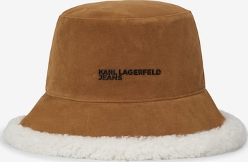 KARL LAGERFELD JEANS Hoed in Bruin: voorkant