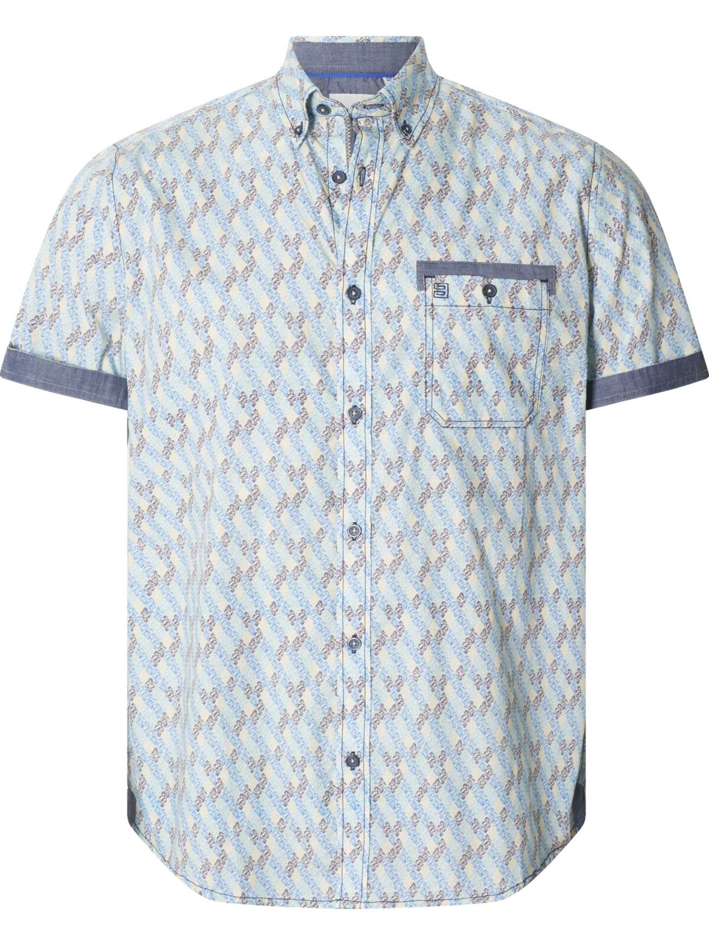 BABISTA Regular Fit Hemd 'Serrolo' in Blau: Vorderseite