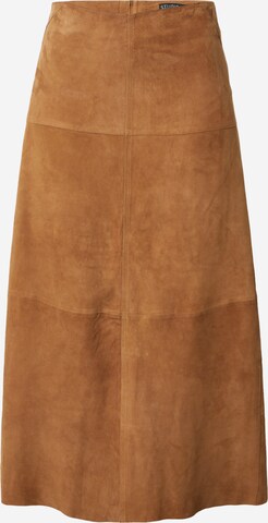 Studio AR Skirt 'ONAVA' in Beige: front