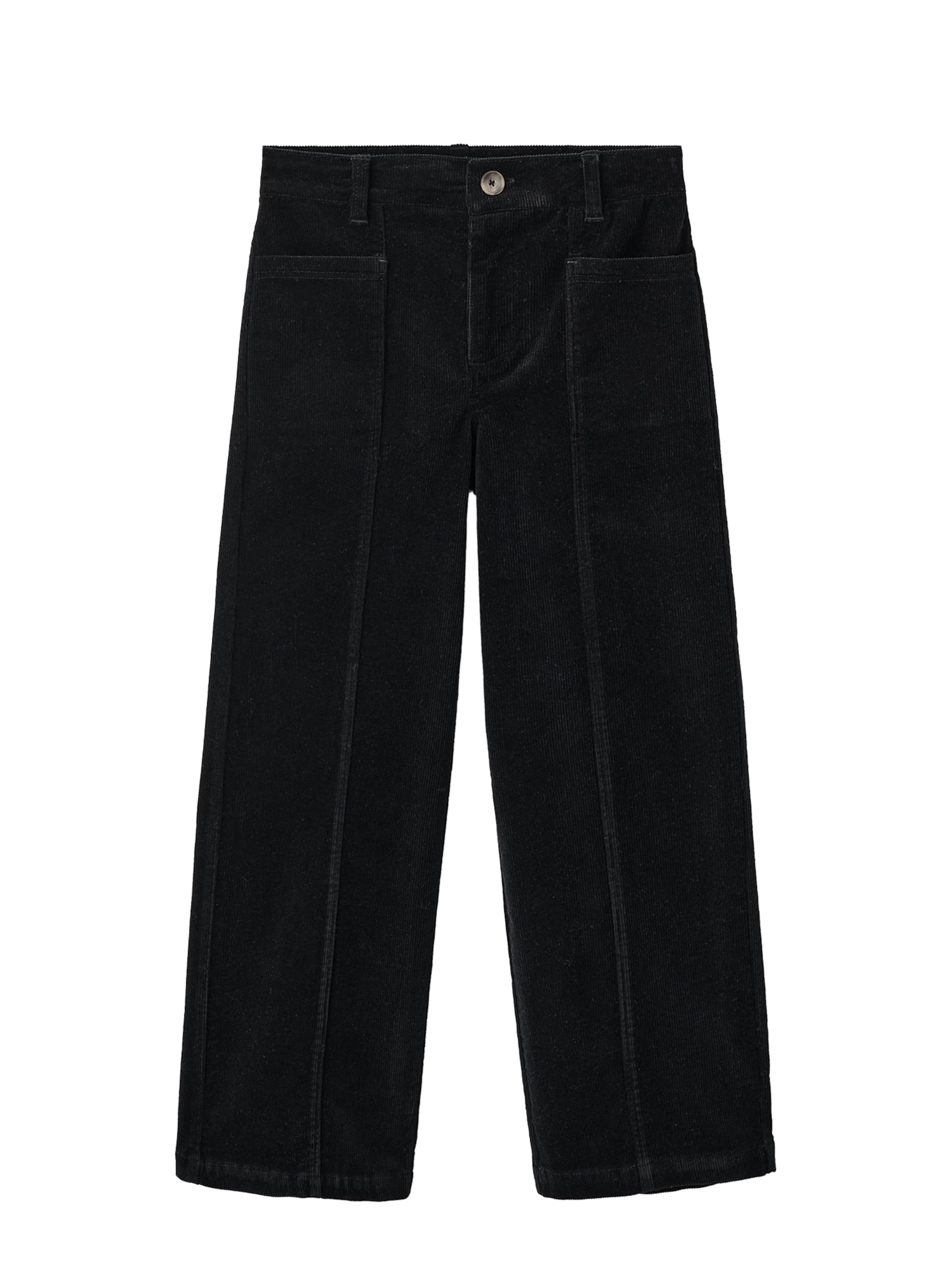 MANGO KIDS Loosefit Hose &#x27;CRIS&#x27; in Schwarz: Vorderseite