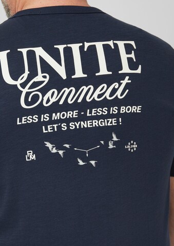 T-Shirt s.Oliver en bleu